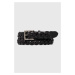 Kožený opasok Polo Ralph Lauren pánsky, čierna farba, 405805020
