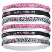 Under Armour GIRLS GRAPHIC HP (6PK) Dievčenské elastické čelenky, mix, veľkosť