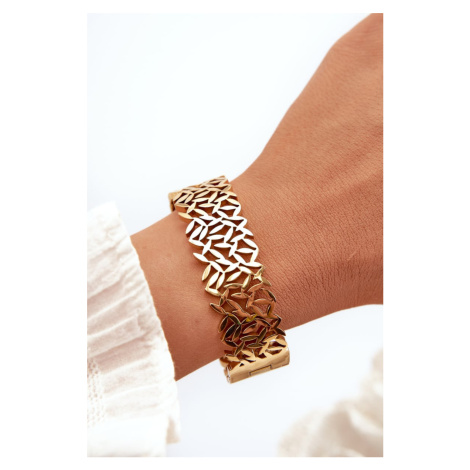 Women's Gold Stainless Steel Bracelet