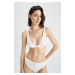 DEFACTO Fall In Love Regular Fit Basic Bikini Top