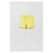 Detské bavlnené šortky OVS žltá farba