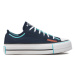 Converse Plátenky Chuck Taylor All Star Lift Platform Color Pop A07597C Čierna