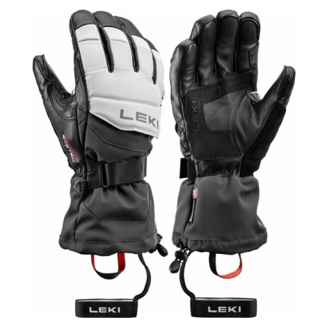 Leki Griffin Thermo 3D Black/Graphite/Sand Lyžiarske rukavice