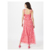 Wallis Letné šaty  ružová / ohnivo červená