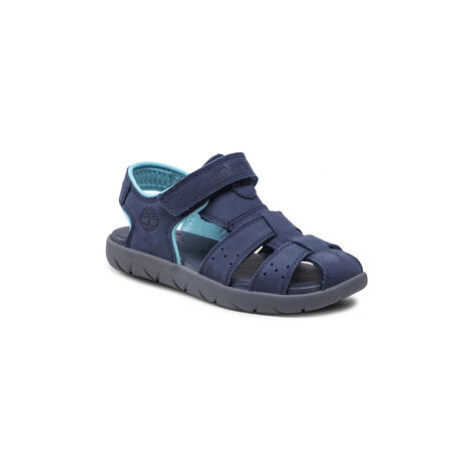 Timberland Sandále Nubble Leather Fisherman TB0A42AS019 Tmavomodrá