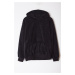 Trendyol Black Oversize/Wide Cut Basic Plush Sweatshirt