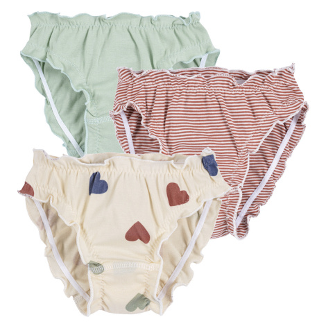 Petit Bateau  CULOTTES ENFANTINES PACK X3  Klasické nohavičky Viacfarebná