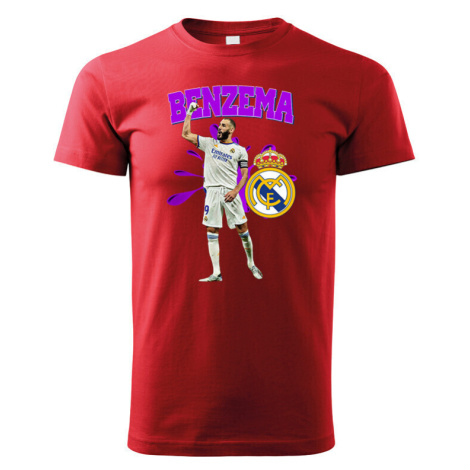 Detské tričko s potlačou Karim Benzema - tričko pre milovníkov futbalu