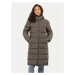 Jack Wolfskin Vatovaná bunda Frozen Palace Coat 1204133 Hnedá Regular Fit