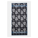 DEFACTO Men's Skull Patterned Beach Towel