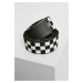 Adjustable Checker Belt Black/White