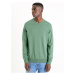Zelený pánsky basic sveter Celio Decoton