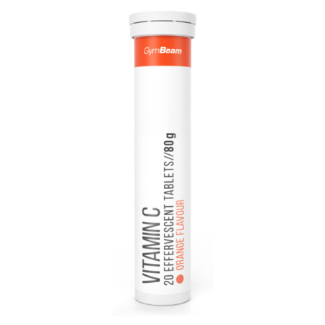 GymBeam Vitamín C 1000 mg šumivý 14 x 20 tab čierna ríbezľa