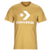 Converse  GO-TO STAR CHEVRON LOGO T-SHIRT  Tričká s krátkym rukávom Žltá