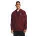 Mikina Under Armour Essential Fleece Fz Hood Chestnut Red