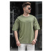 Madmext Khaki Oversized Men's T-Shirt 5234