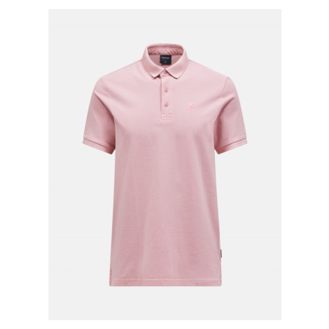 Polokošeľa Peak Performance M Classic Cotton Polo Warm Blush