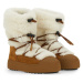 Dámske členkové zimné topánky MOON BOOT Ltrack Polar Shearling whisky off white