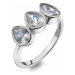 Hot Diamonds Trblietavý prsteň Emozioni Acqua Amore ER026 56 mm