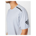 ADIDAS SPORTSWEAR Funkčné tričko 'Workout Pu-Coated'  sivá / čierna