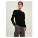 Black Mens Wool Sweater Jack & Jones Mark - Men