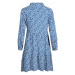 OBJECT Košeľové šaty 'Elise'  modrá / biela