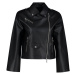 Trendyol Black Regular Fit Faux Leather Biker Jacket Coat