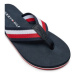 Tommy Hilfiger Žabky Coprorate Hilfiger Beach Sandal FM0FM05094 Tmavomodrá