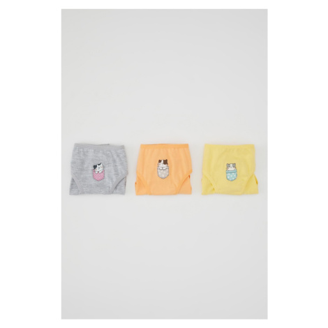 DEFACTO Girl's 3-Piece Slip Panties