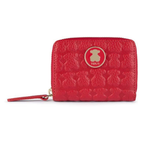 Kožená peňaženka Tous Sherton dámska,červená farba,2001145117