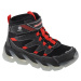 ČIERNE ČLENKOVÉ SVIETIACE TOPÁNKY SKECHERS MEGA SURGE 400131L-BKRD