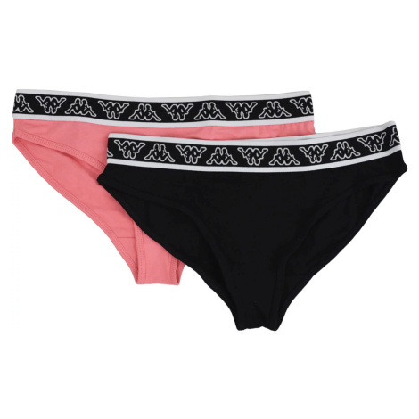RUŽOVO-ČIERNA SADA NOHAVIČIEK KAPPA ASENDA 2PACK BOXER 709237-16-1731