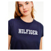 Tmavomodré dámske tričko Tommy Hilfiger