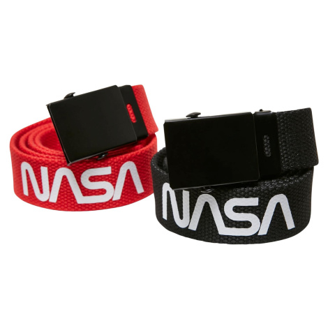 NASA Belt Kids 2-Pack Black/Red