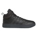 Pánske členkové zimné topánky ADIDAS Hoops 3.0 Mid WTR core black carbon cloud white