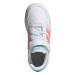 Detská rekreačná obuv ADIDAS Breaknet EL C footwear white acid red sky rush