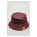 Detský bavlnený klobúk zippy bordová farba, bavlnený