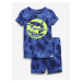 Glow-in-the-Dark Shark Graphic Pyžamo dětské GAP Modrá