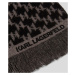 Šál Karl Lagerfeld K/Monogram Woven Scarf Čierna