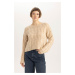 DEFACTO Relax Fit Crew Neck Knitwear Sweater