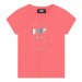 KARL LAGERFELD Tričko Z15413 D Ružová Regular Fit