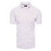 White Men's Short Sleeve Shirt Dstreet