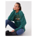 LC Waikiki Crew Neck Embroidered Long Sleeve Oversize Women's Sweatshirt