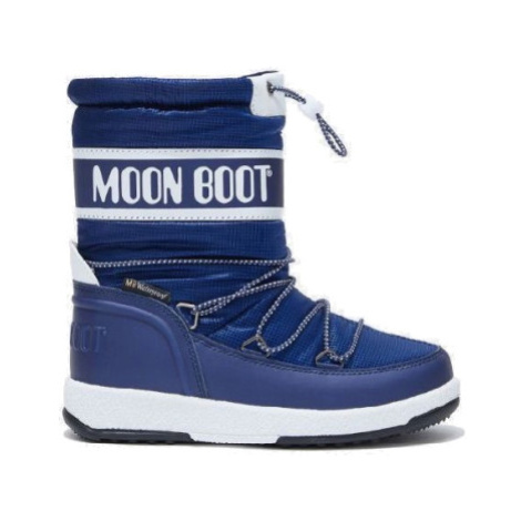 Chlapčenské vysoké zimné topánky MOON BOOT Boy Sport blue