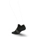Ekologicky navrhnuté bežecké ponožky Run900 neviditeľné tenké čierne