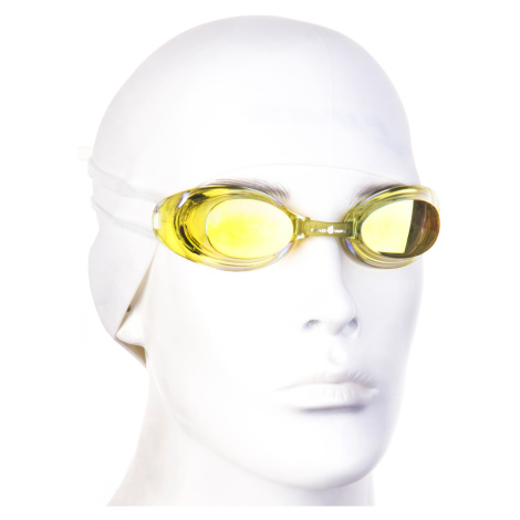 Plavecké okuliare mad wave liquid racing automatic mirror žltá