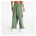 Kalhoty PLEASURES Visitor Wide Fit Cargo Pants Green