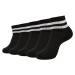 Half Cuff Logo Sports Socks 5 Pack Black