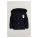 SVETER GANT KNITTED CARDIGAN EVENING BLUE