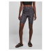 Women's High Waist Tech Mesh AOP Cycle Shorts blackpaisley